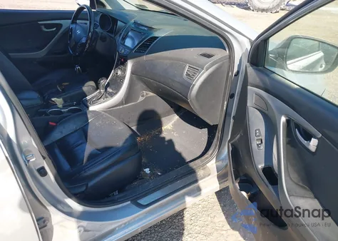 2014 Hyundai Elantra Limited from USA, damaged, VIN 5NPDH4AE3EH519078